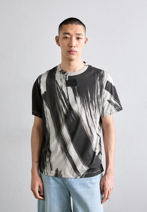 FEATHER BRUSHSTROK - Majica kratkih rukava s printom - grey