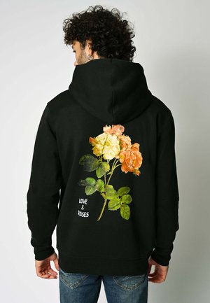 ROSES UNISEX ZIPPED - Sweat zippé - black