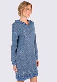 Sorgenfri Sylt ASTORIA NORDIC - Strickkleid - blue shadow