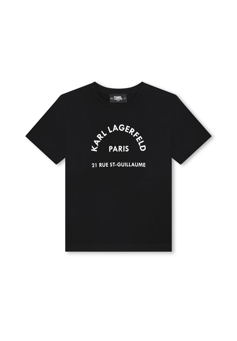 KARL LAGERFELD KIDS T-shirt print zwart