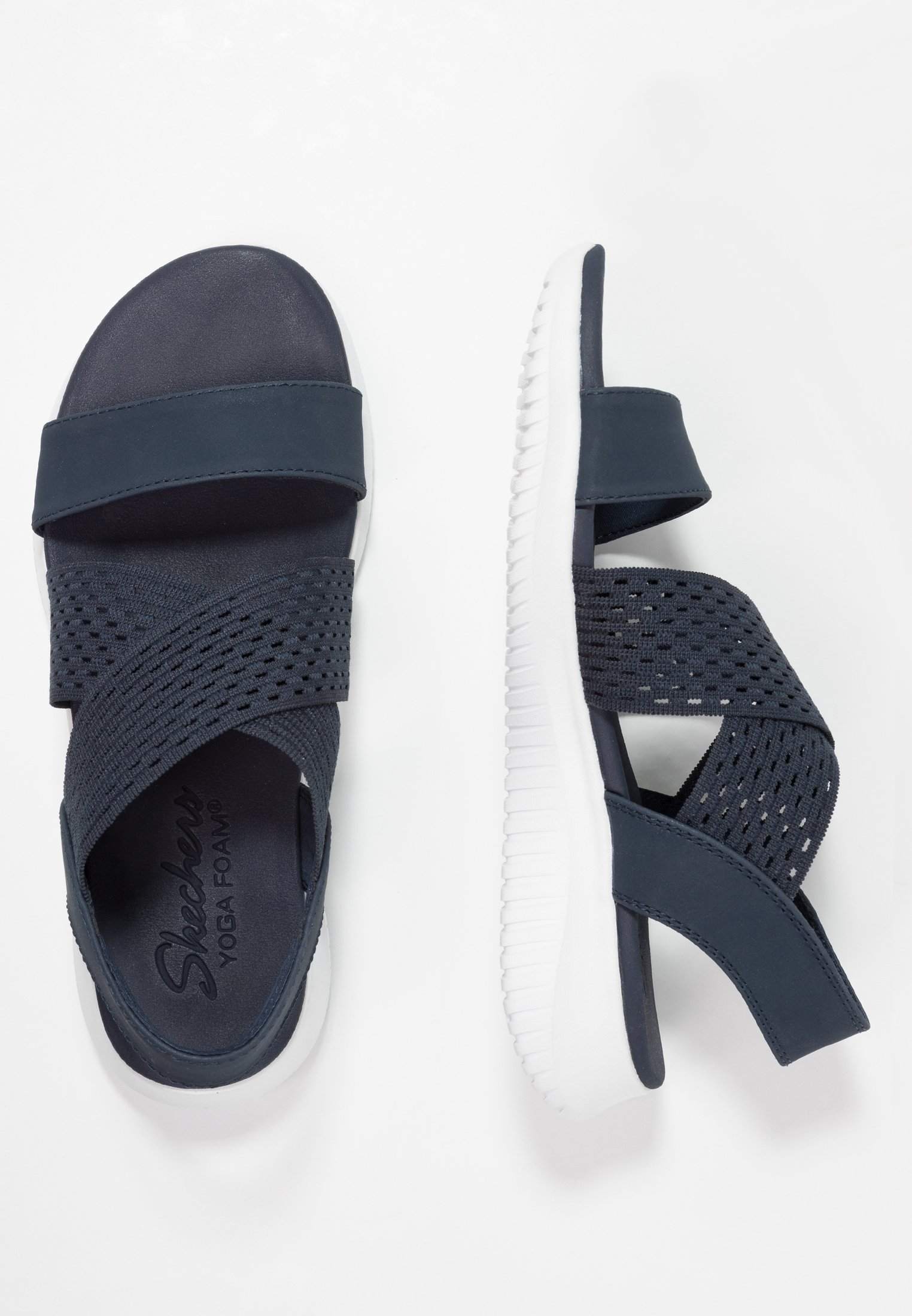 skechers ultra flex navy