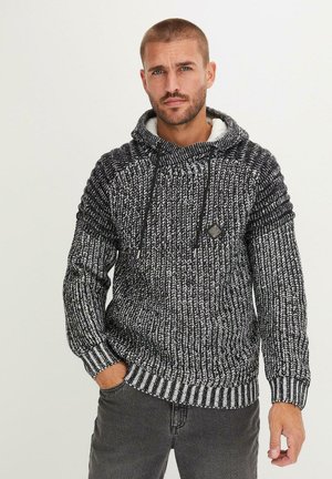 Felpa con cappuccio - black