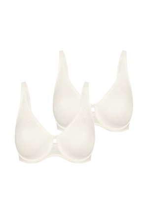 2-PACK WILD SENSATION - Bügel BH - silk white