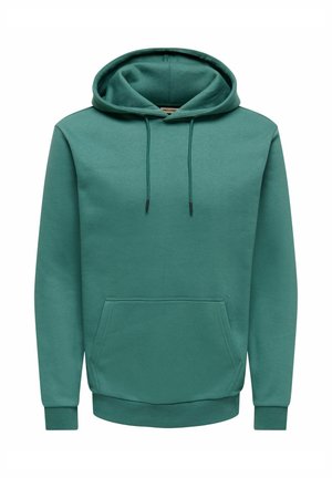 ONSCERES LIFE NOOS - Kapuzenpullover - mallard green