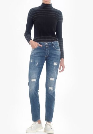 Slim fit jeans - destroyed denim