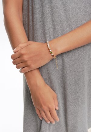 BIMBA Y LOLA, BIMBA Y LOLA PULSERA PERLAS Y CRISTALES MULTICOLOR - Pulsera - gold-coloured