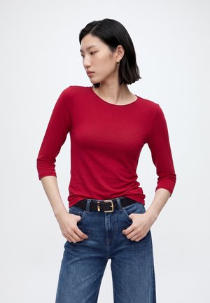 Weekday ENORA  - Langarmshirt - cherry red