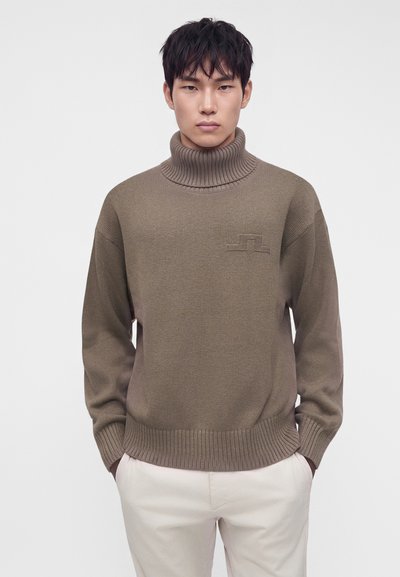 J.LINDEBERG EDDY TURTLENECK - Pullover - brindle