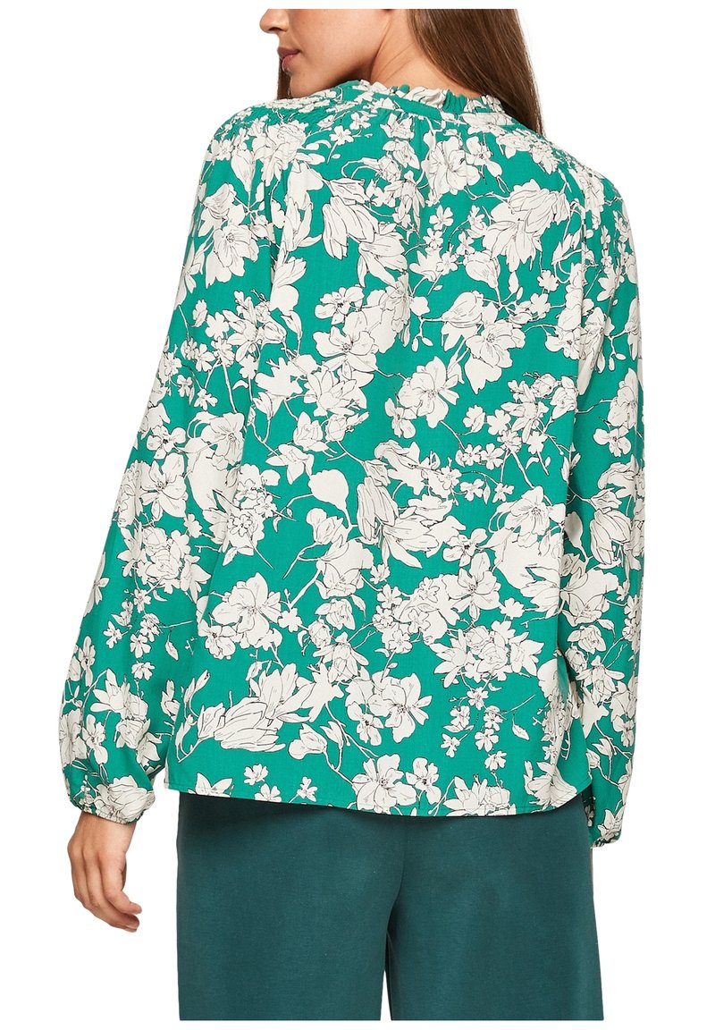 Damen Kleider | s.Oliver Tunika green aop/grün - QW30071 Damen Kleider | s.Oliver Tunika green aop/grün - QW30071