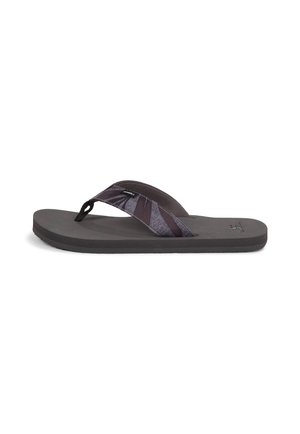 T-bar sandals - black dipped leaves