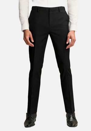 Next ATHLETIC FIT MOTIONFLEX STRETCH - SLIM FIT - Pantalon de costume - black