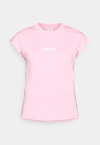T-shirt básica - true pink/white