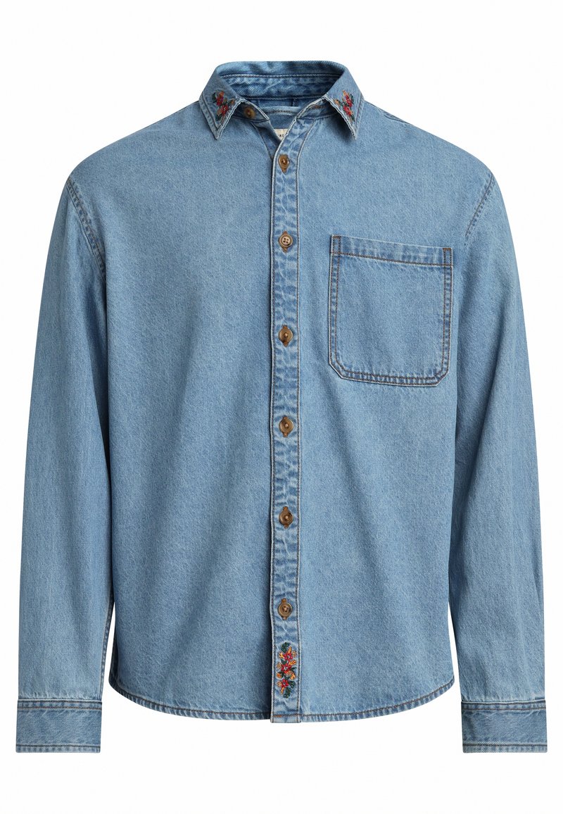 Redefined Rebel Overhemd lichtblauw Redefined Rebel Overhemd lichtblauw