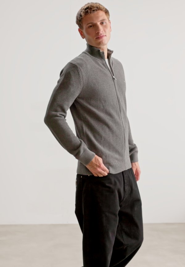 COTTON ZIP CARDIGAN - Cardigan3