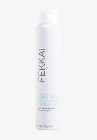 White aerosol can with a sleek design. Black and light blue text details the product name and features, labeled "Earth Friendly Aerosol."