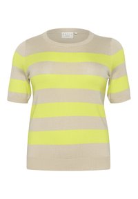 Non selezionato, feather gray lime bold stripe