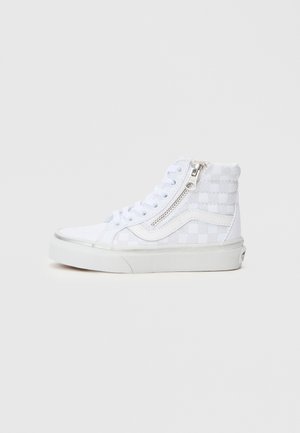 SK8 HI REISSUE UNISEX - Vysoké tenisky - metallic silver-coloured/true white