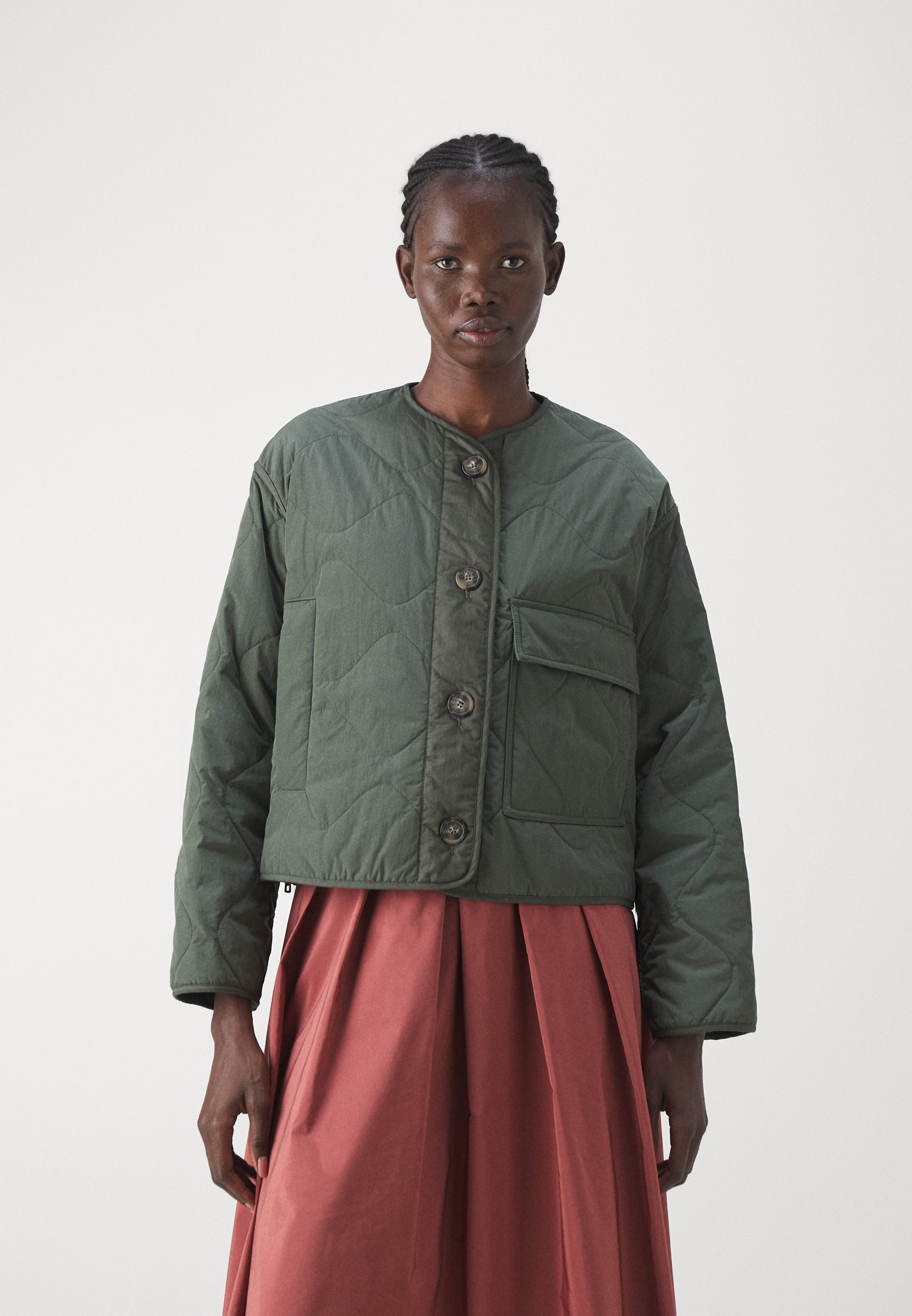 【関税込み】Weekend Max Mara カーキ Umberta ジャケット WEEKEND MaxMara UMBERTA - Light jacket - verde kaki/khaki