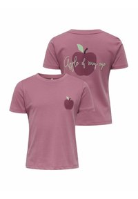 ONLY MINI KMGCANDY - Μπλουζάκι με στάμπα - heather rose