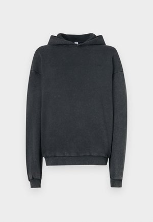 BOXY HOODIE UNISEX - Mikina - black