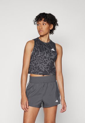 TRAIN ESSENTIALS ALL OVER PRINTED WORKOUT - Top - black