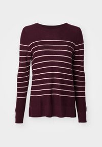 Non sélectionné, burgundy stripe