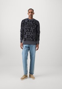 KARL LAGERFELD CREWNECK - Džemperis - anthracite