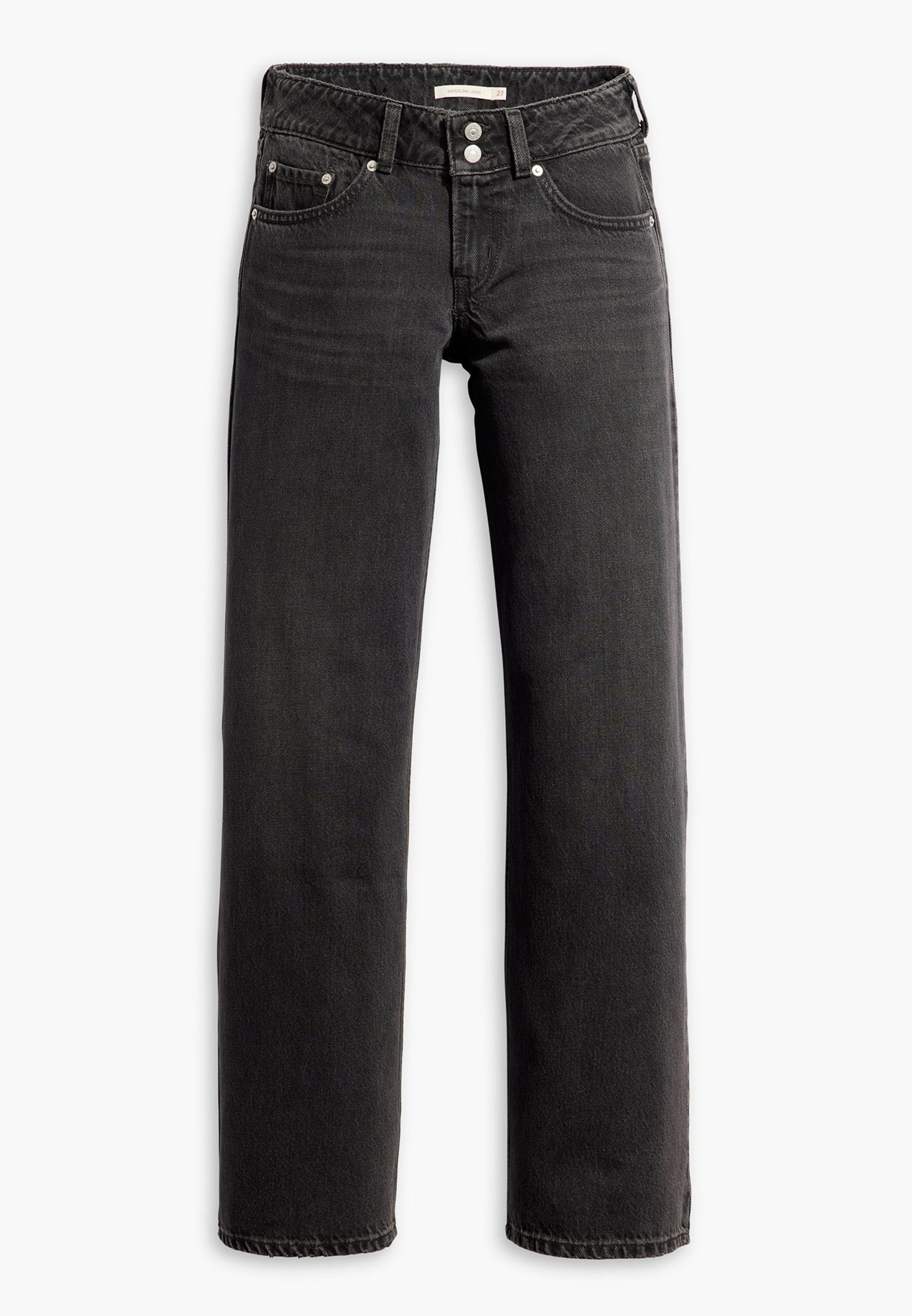 Levi's® - Jeansy Relaxed Fit/czarny denim - Zalando.pl