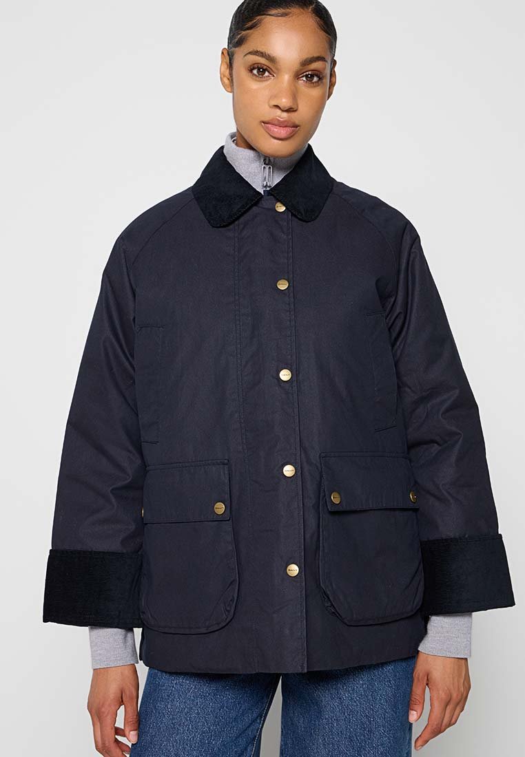WAXED COTTON DOUBLE DECKER JACKET
