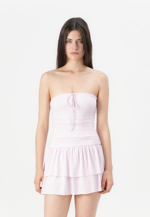 CODDY STRAPLESS SKORT DRESS - Jersey dress - light pink