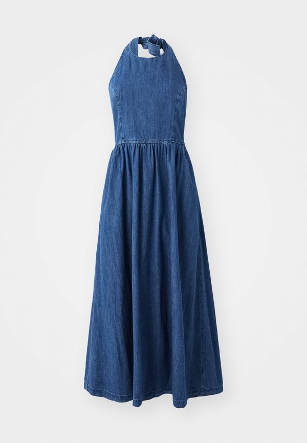 HALTER MED TENTOR - Maxi dress - medium wash2