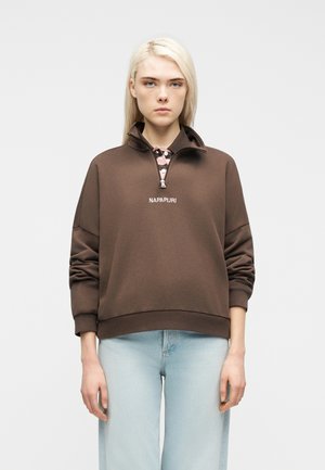 ALMAS - Bluză de molton - brown hickory