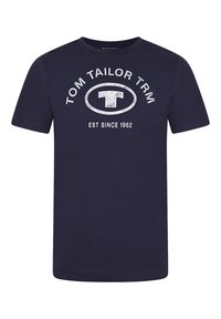TOM TAILOR 4 PACK - T-shirt print - gravel beige