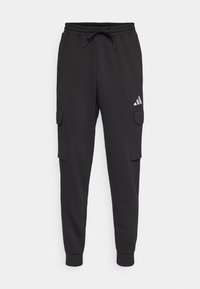 ESSENTIALS FEEL COZY CARGO - Treniņtērpa apakšdaļas - black/white