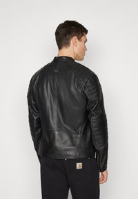 BOSS JOLUR - Chaqueta de cuero - black