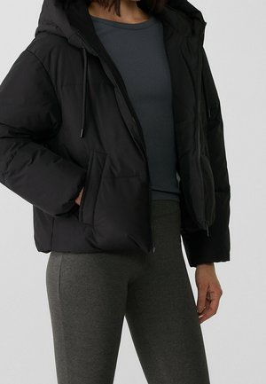 Stradivarius, Veste d'hiver - black