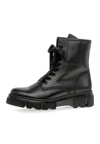 COMBAT - Stivaletti con plateau - schwarz