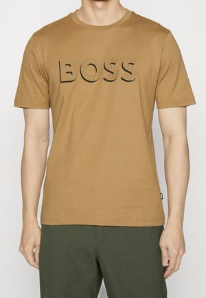Print T-shirt - beige
