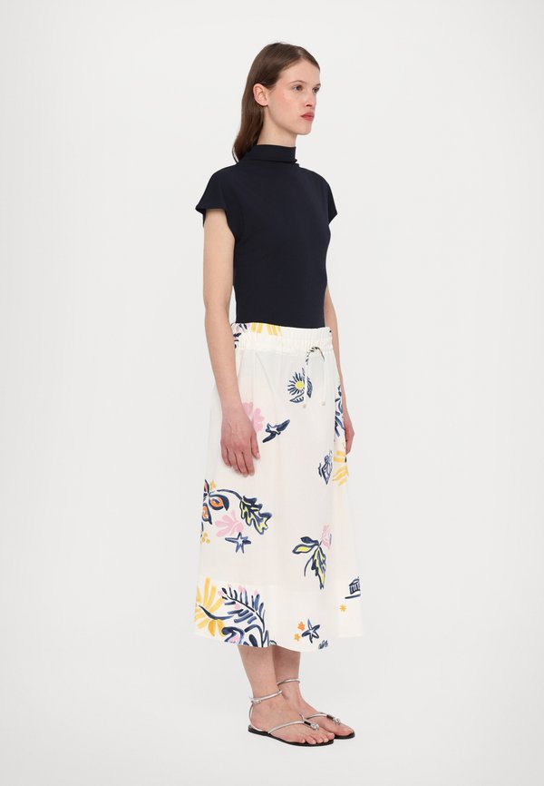 ZAMBIA - Maxi skirt - bianco ottico3