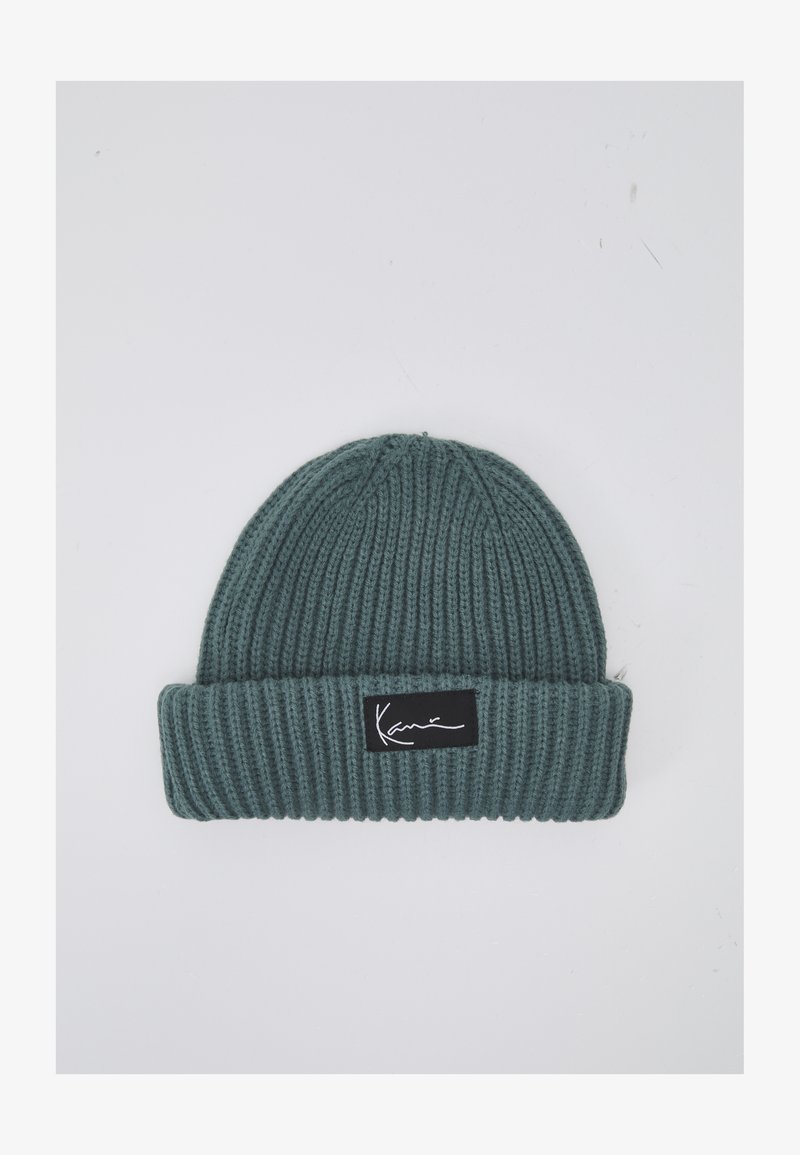Karl Kani SIGNATURE FISHERMAN BEANIE UNISEX - Lue - patrol