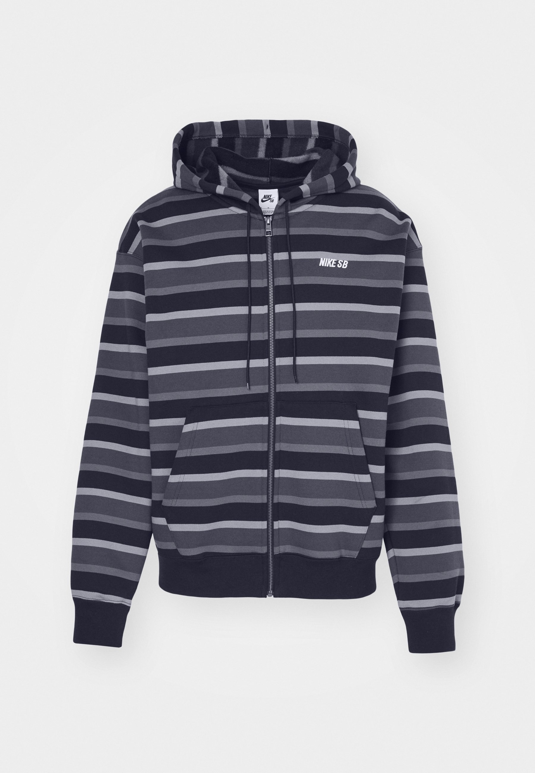 nike skateboard striped logo hoodie sweatshirt