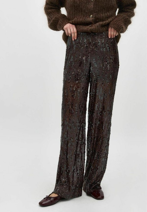 KANITA-M - Stoffhose - chocolate martini