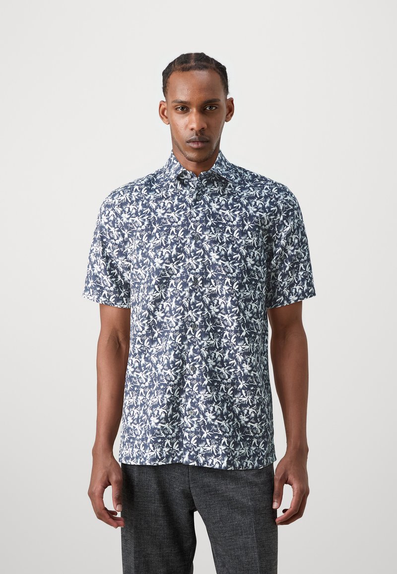 Ted Baker TAVARO - Vapaa-ajan kauluspaita - navy