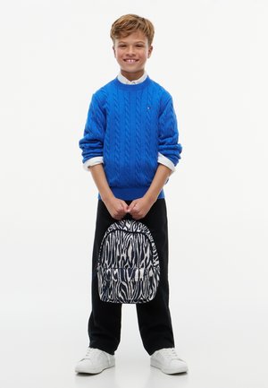 Tommy Hilfiger, ESSENTIAL MINI UNISEX - Zainetto - dark blue/off white