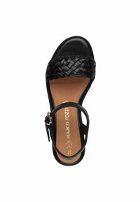 Marco Tozzi Sandalen met sleehak - black