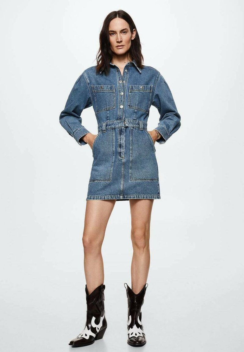 Mango OLIVIA vaquero ciemnoniebieski/azul marino Zalando.es