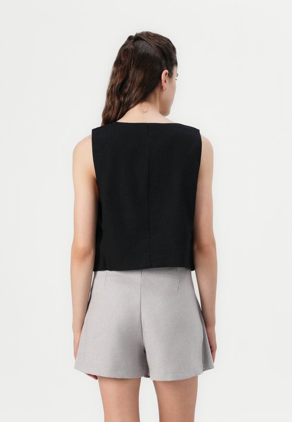TIE FRONT VEST - Top4