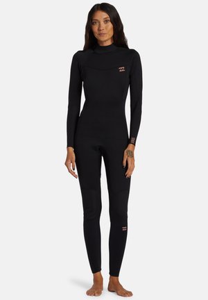 BACK ZIP - Swimsuit - blk