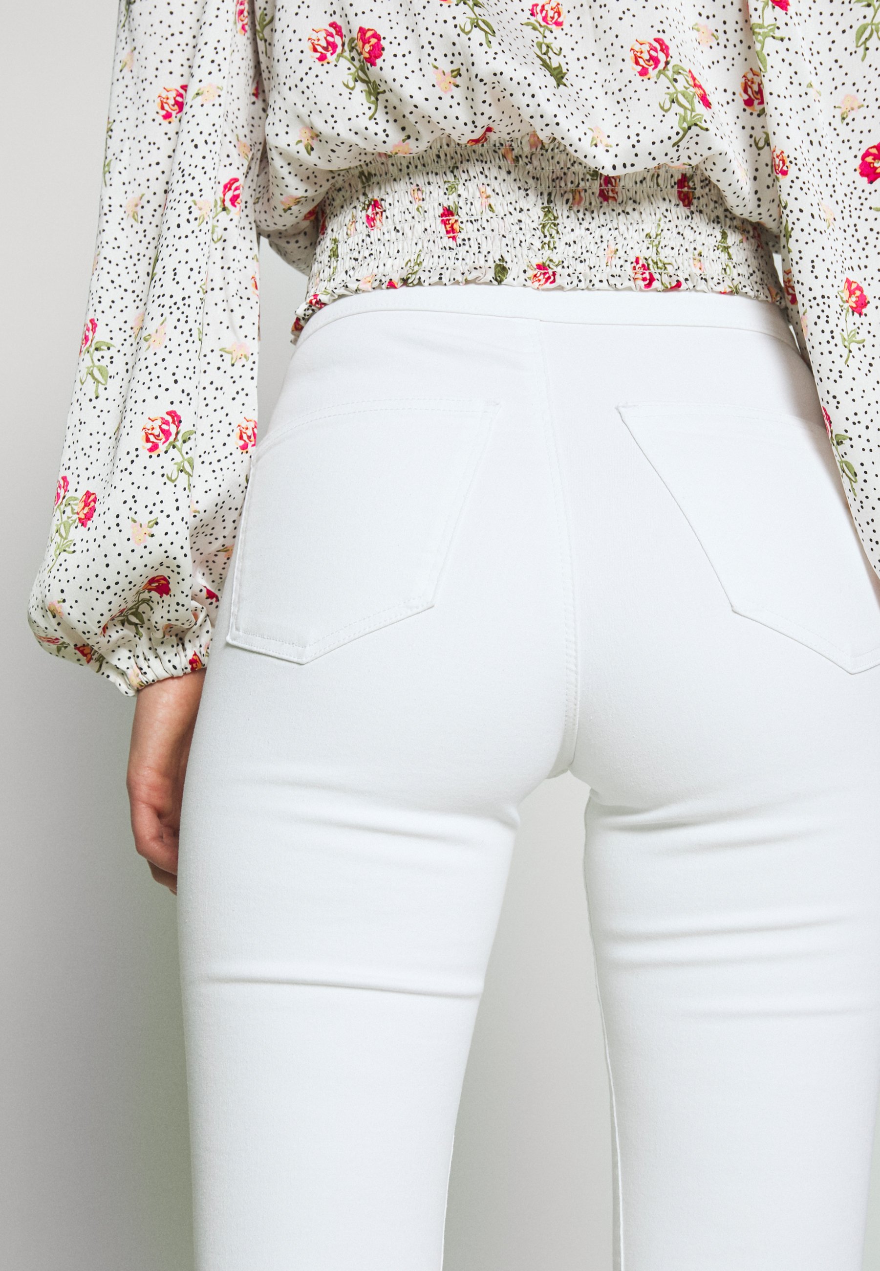 opaque white jeans