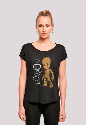 MARVEL GUARDIANS OF THE GALAXY I AM GROOT - PREMIUM SUPERHELDEN  - Print T-shirt - black
